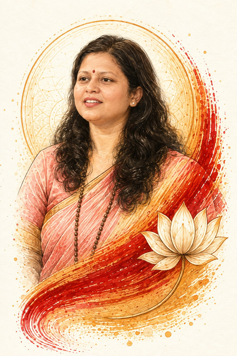 Dr. Namrata Redkar at her desk